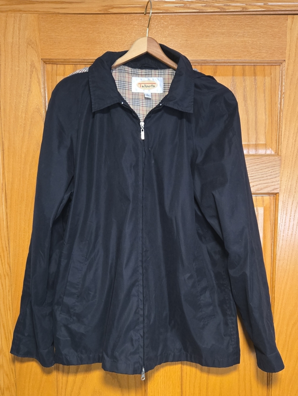Talbots Black Zip-Front Women's Jacket